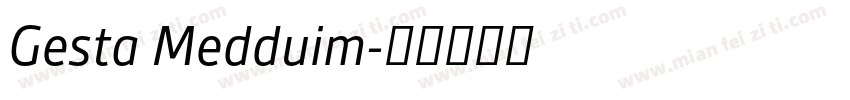 Gesta Medduim字体转换
